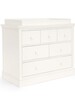 Oxford 3 Piece Cotbed Set with Dresser Changer & Essential Fibre Mattress image number 6